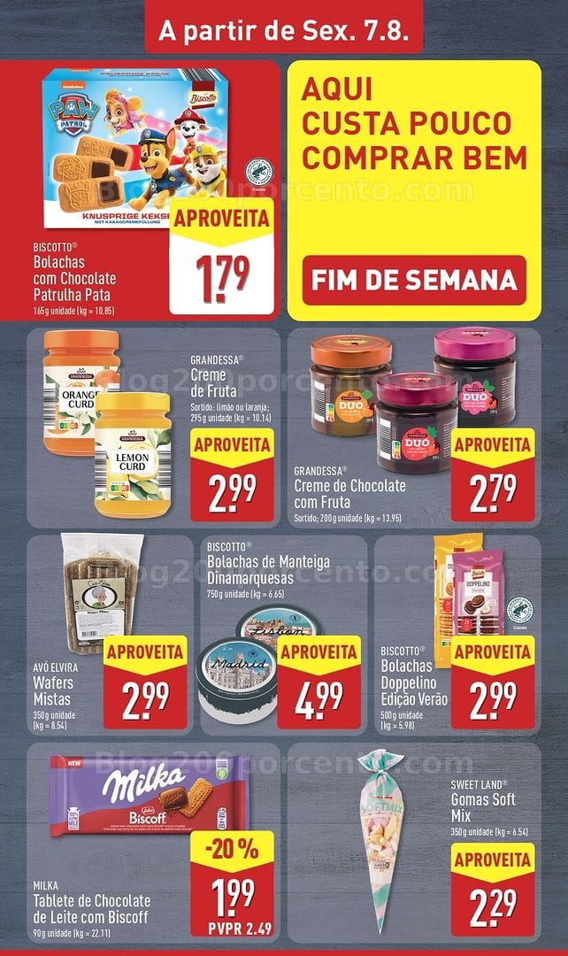 Antevisão Folheto ALDI Promoções de 3 a 9 agosto